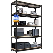 Amazon｜HOMEDANT House 組立簡単 高耐荷重 ラミネート スチール